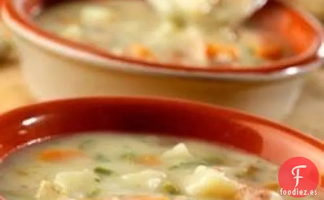 Sopa de Patatas con Ajo