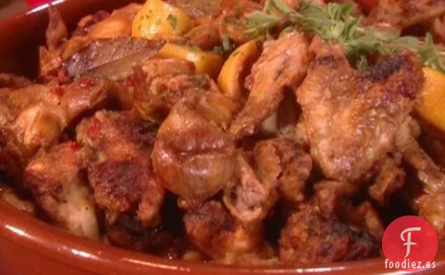 Alitas de Pollo en Salsa de Ajo