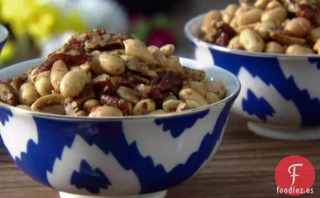 Nueces de Periódico: Nueces Especiadas Indias con Coco