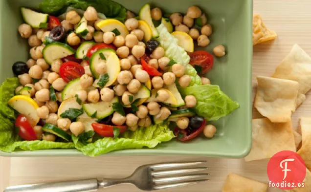 Ensalada Mediterránea de Garbanzos
