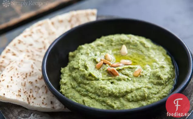 Humus de Albahaca