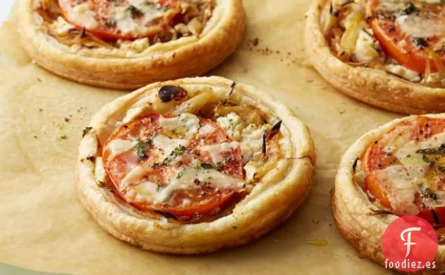 Tartas de Tomate y Queso de Cabra