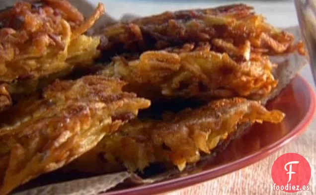 Tortitas de Patata con Tocino y Salvia