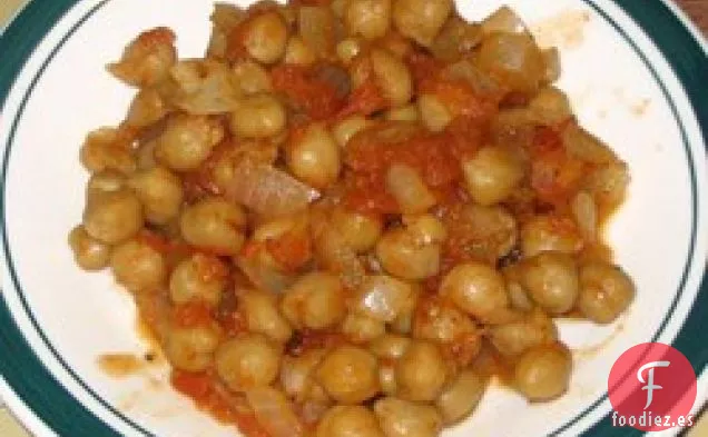 Garbanzos Picantes Pakistaníes