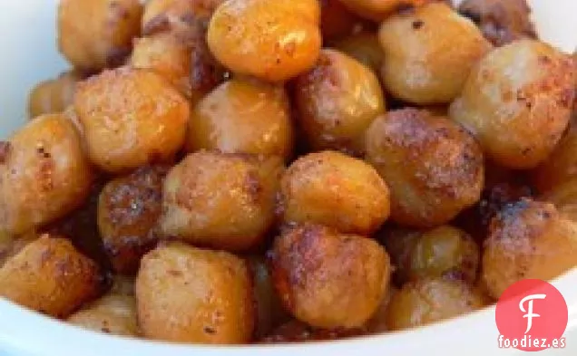 Garbanzos Asados con Especias Indias