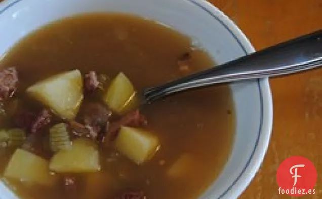 Sopa de Jamón y Frijoles del Norte