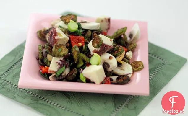Receta de Ensalada de Okra Frita