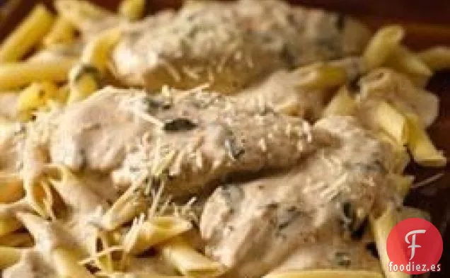 Pollo Cremoso con Albahaca