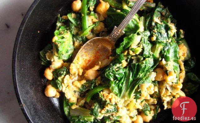 Espinacas, Garbanzos Y Batata (también conocida Como Primavera En Marruecos)