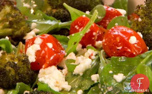 Ensalada de Brócoli Asado y Queso Feta