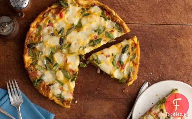 Frittata con Espárragos, Tomate y Fontina