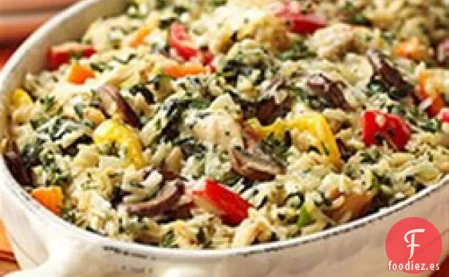 Cazuela Cremosa de Pollo y Verduras