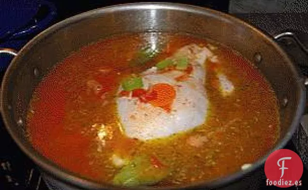Sopa de Fideos de Pollo al estilo italiano