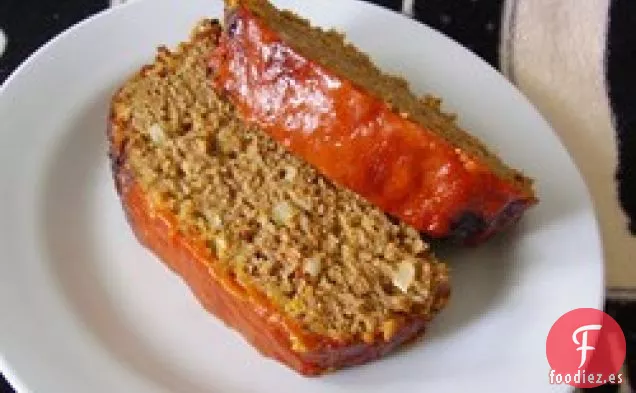 Pastel de Carne de Hamburguesa con Queso y Tocino