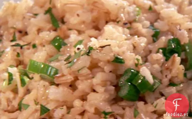 Pilaf de Arroz Integral con Hierbas