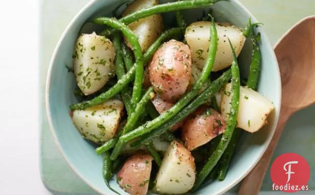 Ensalada de Patatas al Pesto y Judías Verdes