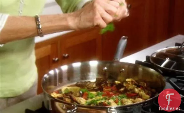 Conchas de Pasta con Verduras Asadas