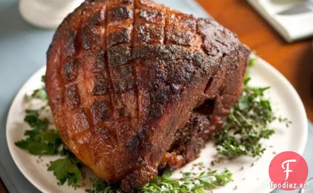 Jamón Tostado con Especias Rociado en Miel