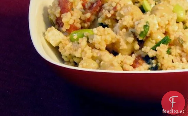 Saludable y Delicioso: Cuscús con Garbanzos, Tomate y Edamame
