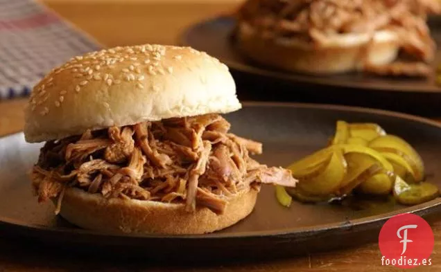Sándwiches de Pavo Extraídos de Olla Lenta