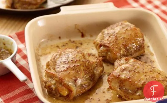 Muslos de Pollo a la Mostaza y Arce