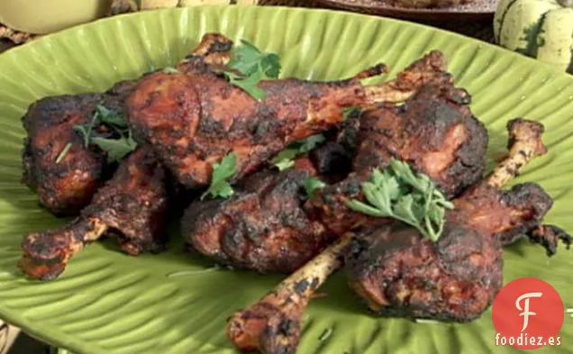 Muslos de Pavo Glaseados con Vinagre de Jerez y Azúcar Morena