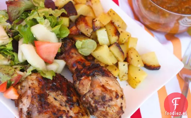 Pollo a la barbacoa con Chipotle y mango