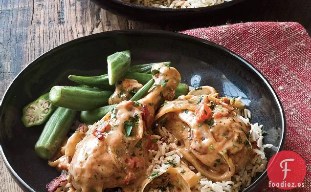 Pollo Sofocado en Salsa