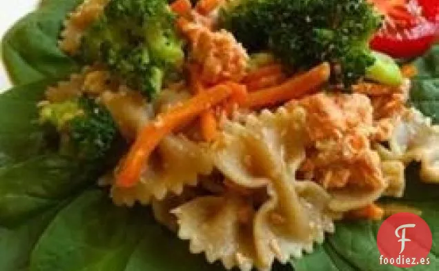 Deliciosa Ensalada de Pasta de Salmón