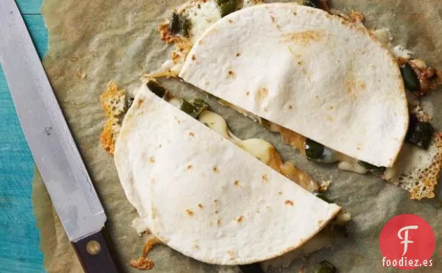 Quesadillas con Jack y Salteado picante