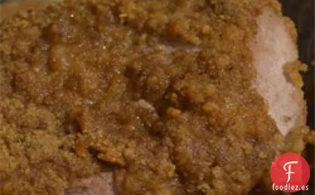Chuletas de Cerdo con Costra de Graham