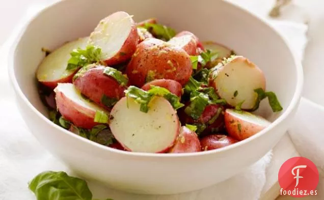 Patatas con Limón y Albahaca