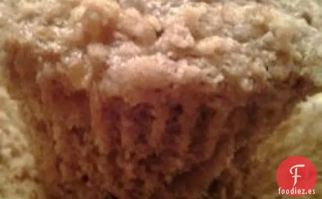Magdalenas de Salvado de Streusel de Manzana