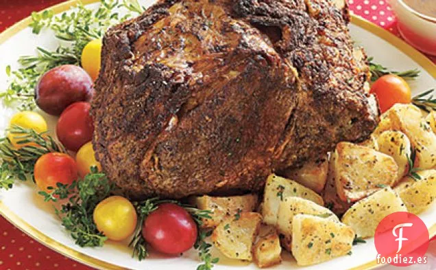 Costilla Asada con Salsa de Vino Tinto