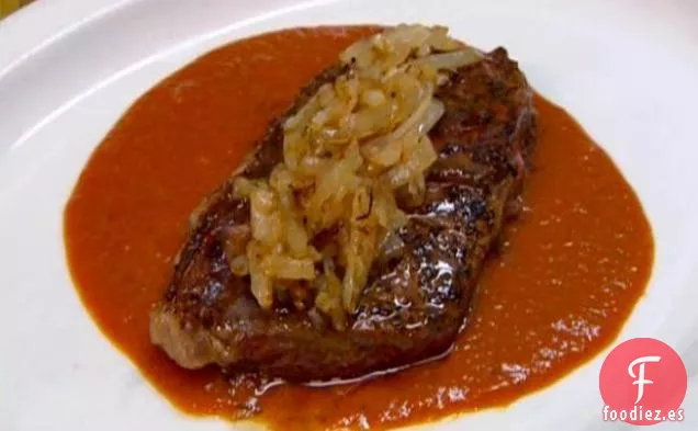 Ojo de Costilla Chamuscado, Salsa de Tomate