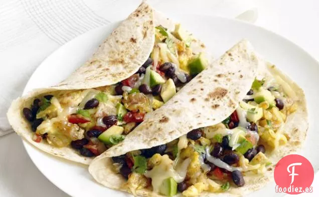 Tacos Marrones de Huevo y Hachís