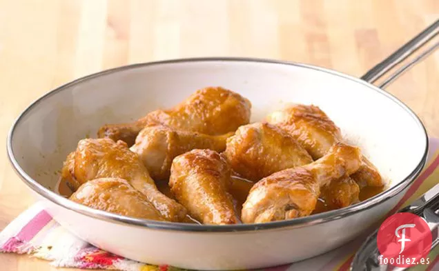 Pollo en Sartén Glaseado Asiático