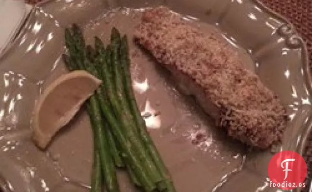 Salmón con Costra de Panko de Limón