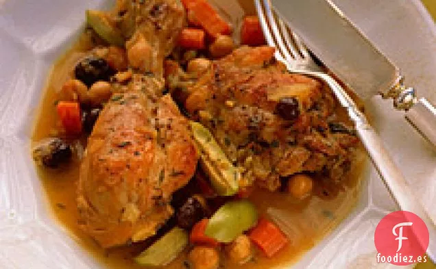 Pollo Estofado Con Aceitunas