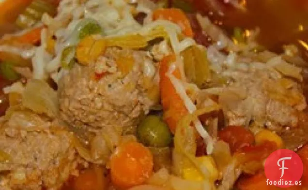 Sopa de Albóndigas Abundante II