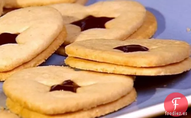 Galletas de Sandwich de Corazón Linzer