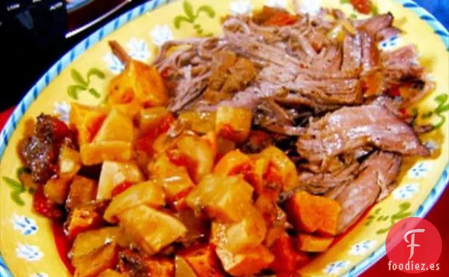 Carne Asada con Tubérculos