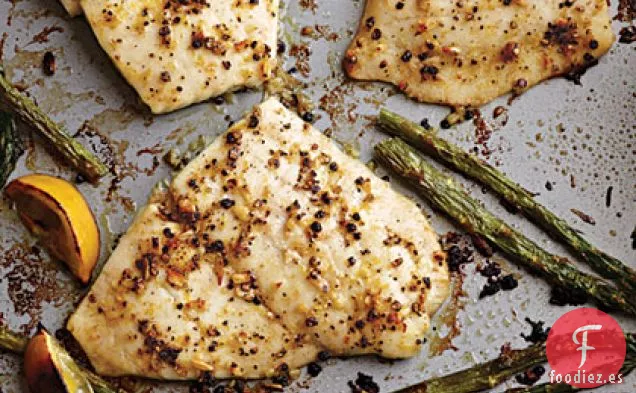Platija al Horno con Pimienta de Limón Fresca