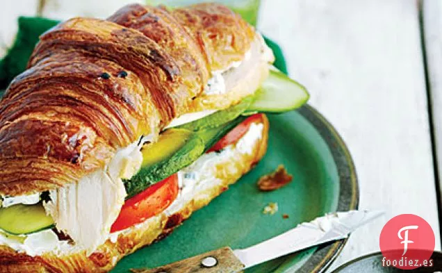 Turquía Croissant Sándwiches