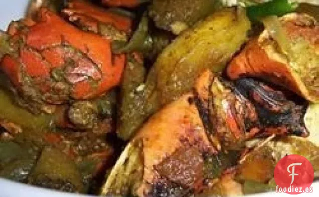 Curry de Cangrejo Picante al estilo Bengalí