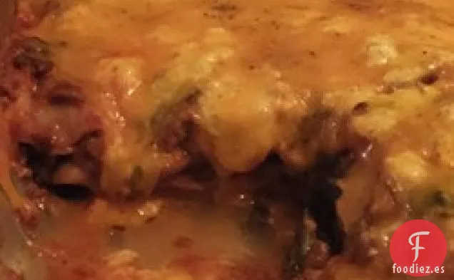 Espinacas y Lasaña de Ternera