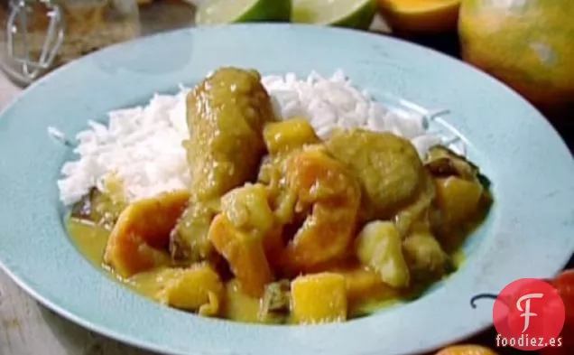 Curry de Pollo con Coco de Martinica