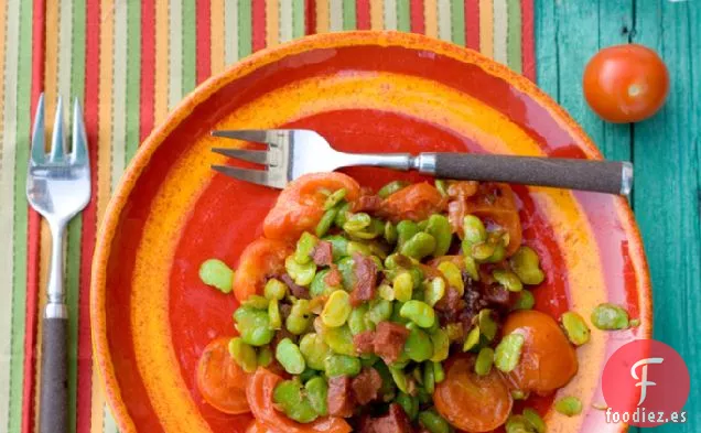 Habas Con Chorizo Y Pimentón