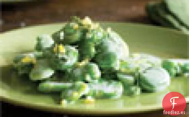 Habas con Crema Fresca y Menta