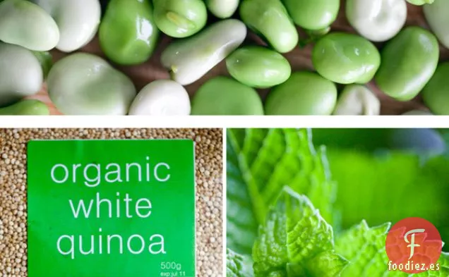Ensalada De Quinua Con Favas Y Limón En Conserva